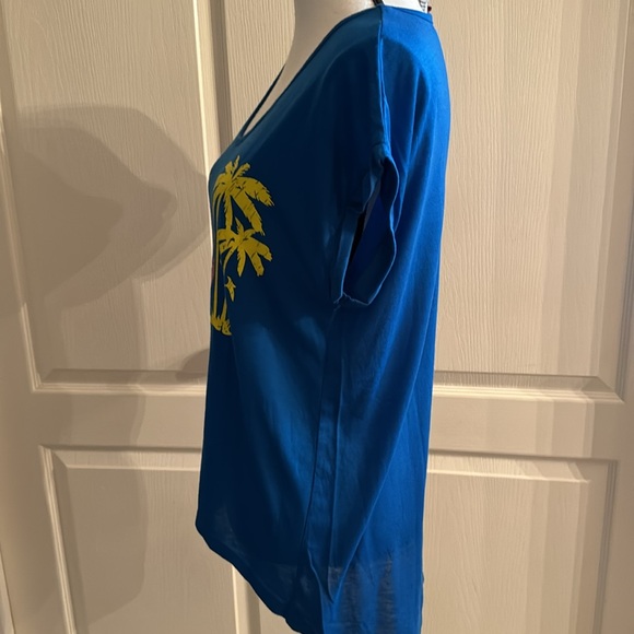 Blue Miami T-Shirt - Size Large - Picture 3 of 9